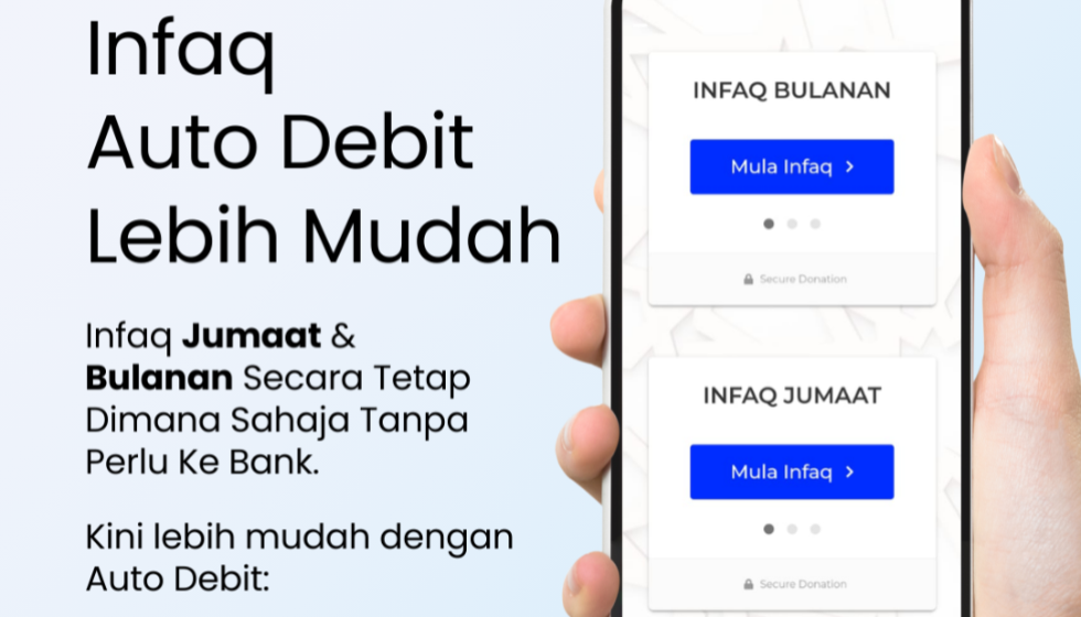 Infaq Mingguan Auto Debit